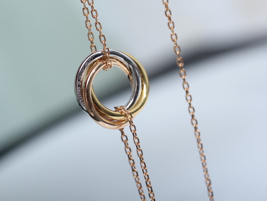 CARTIER TRINITI BRACELET GOLD SILVER PINK GOLD DIAMONDS