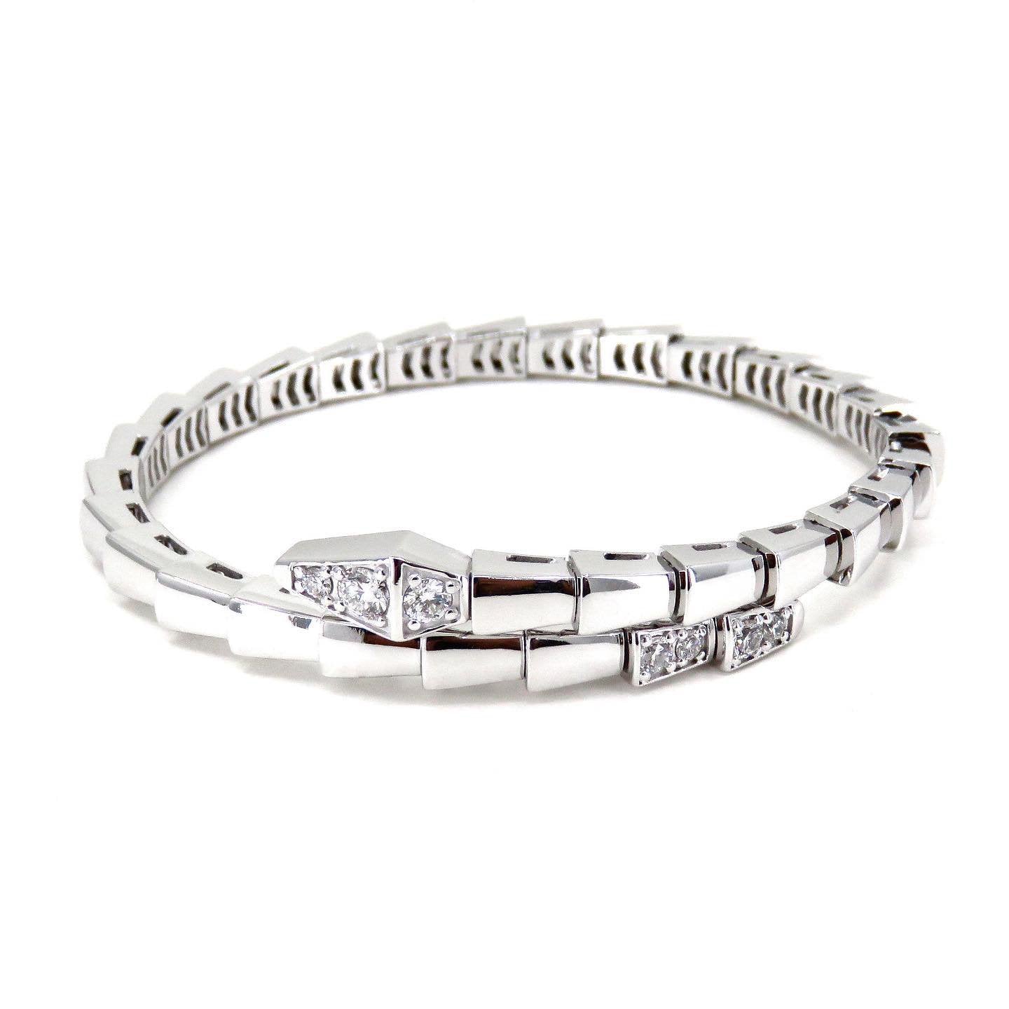 Bvlgari SERPENTI BRACELET DIAMONDS SILVER