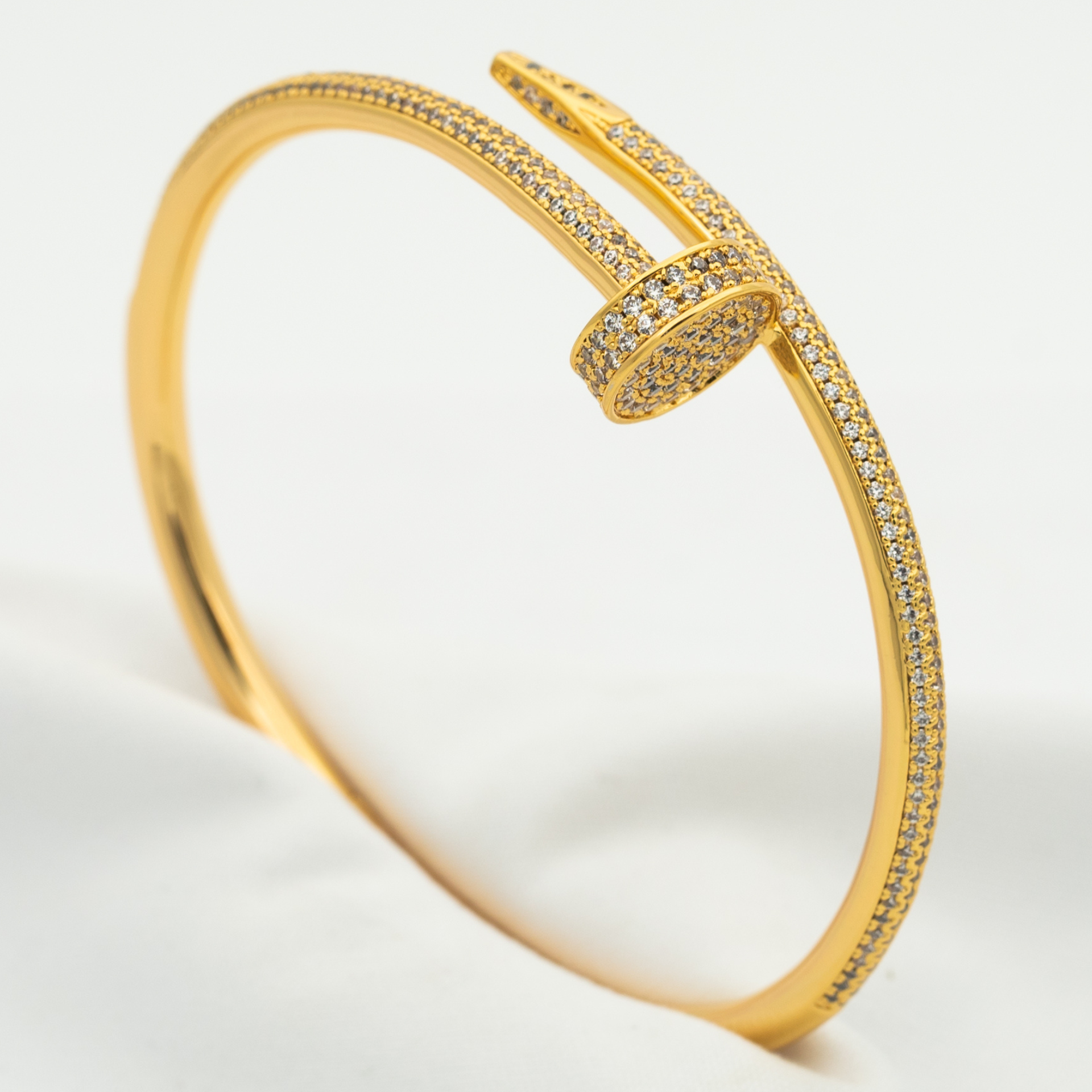 CARTIER JUSTE BRACELET 3.5MM FULL DIAMONDS