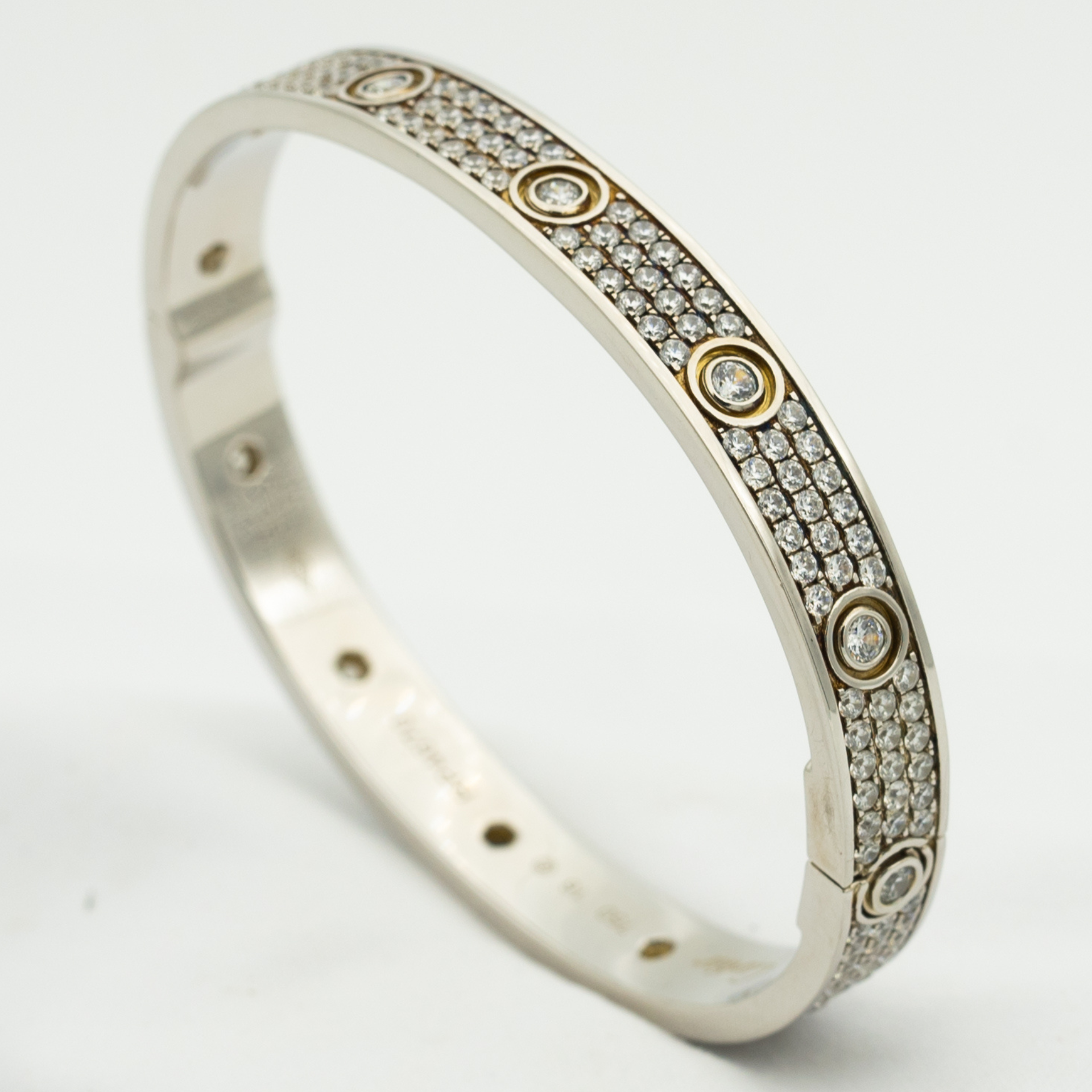 CARTIER LOVE BRACELET 6.1MM FULL DIAMOND