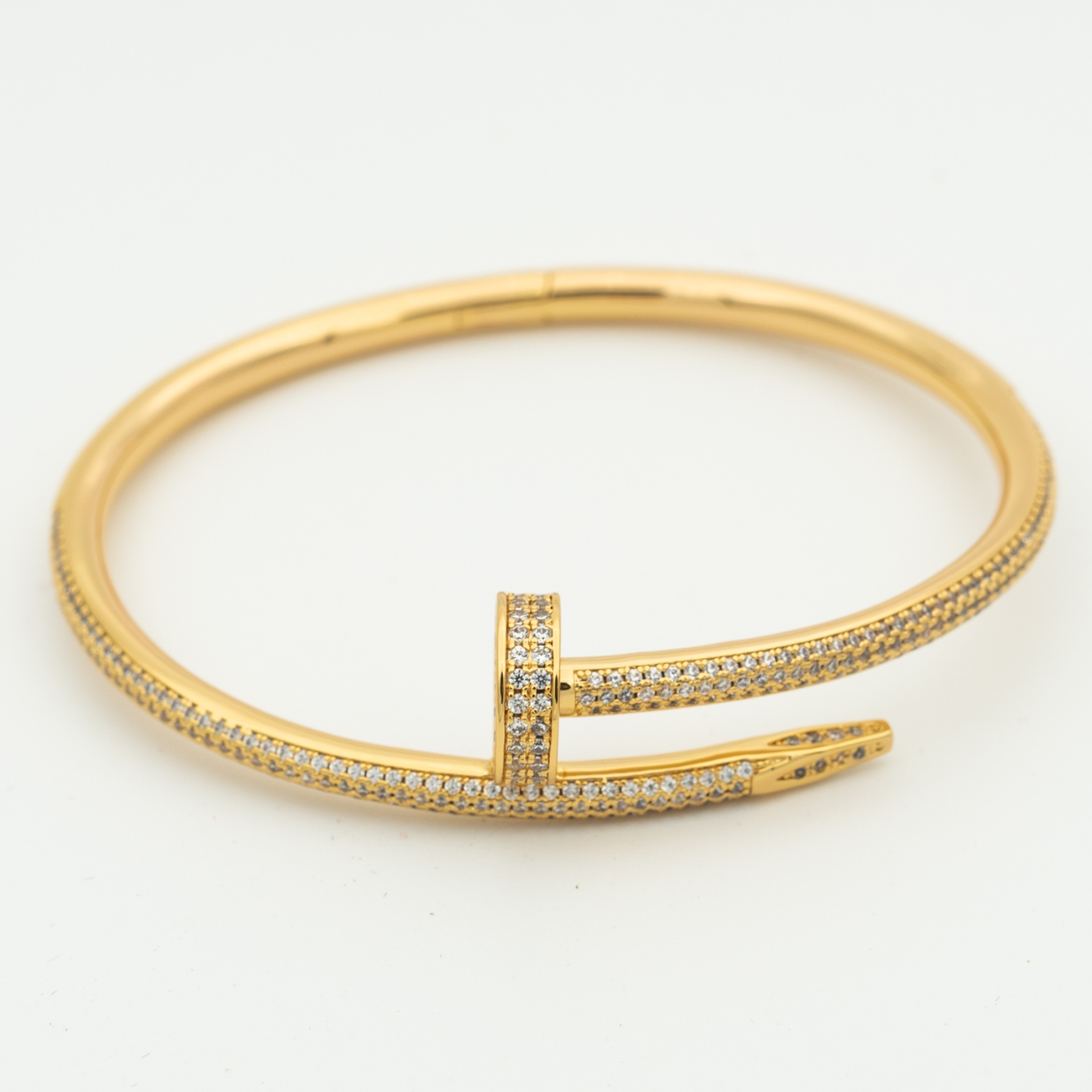 CARTIER JUSTE BRACELET 3.5MM FULL DIAMONDS