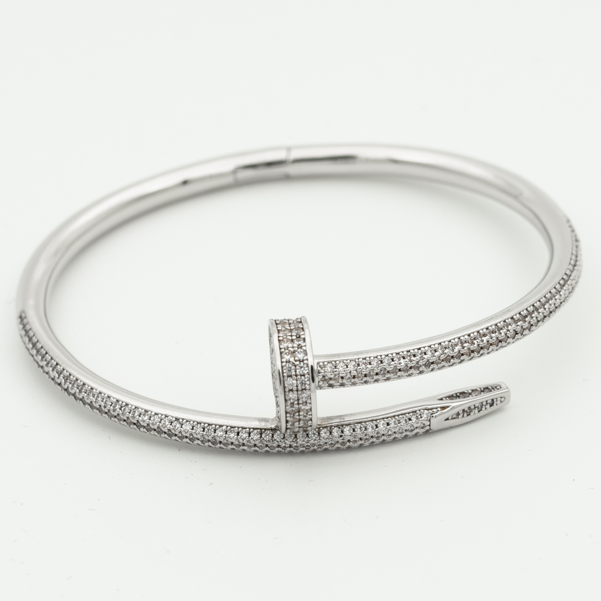 CARTIER JUSTE BRACELET 3.5MM FULL DIAMONDS