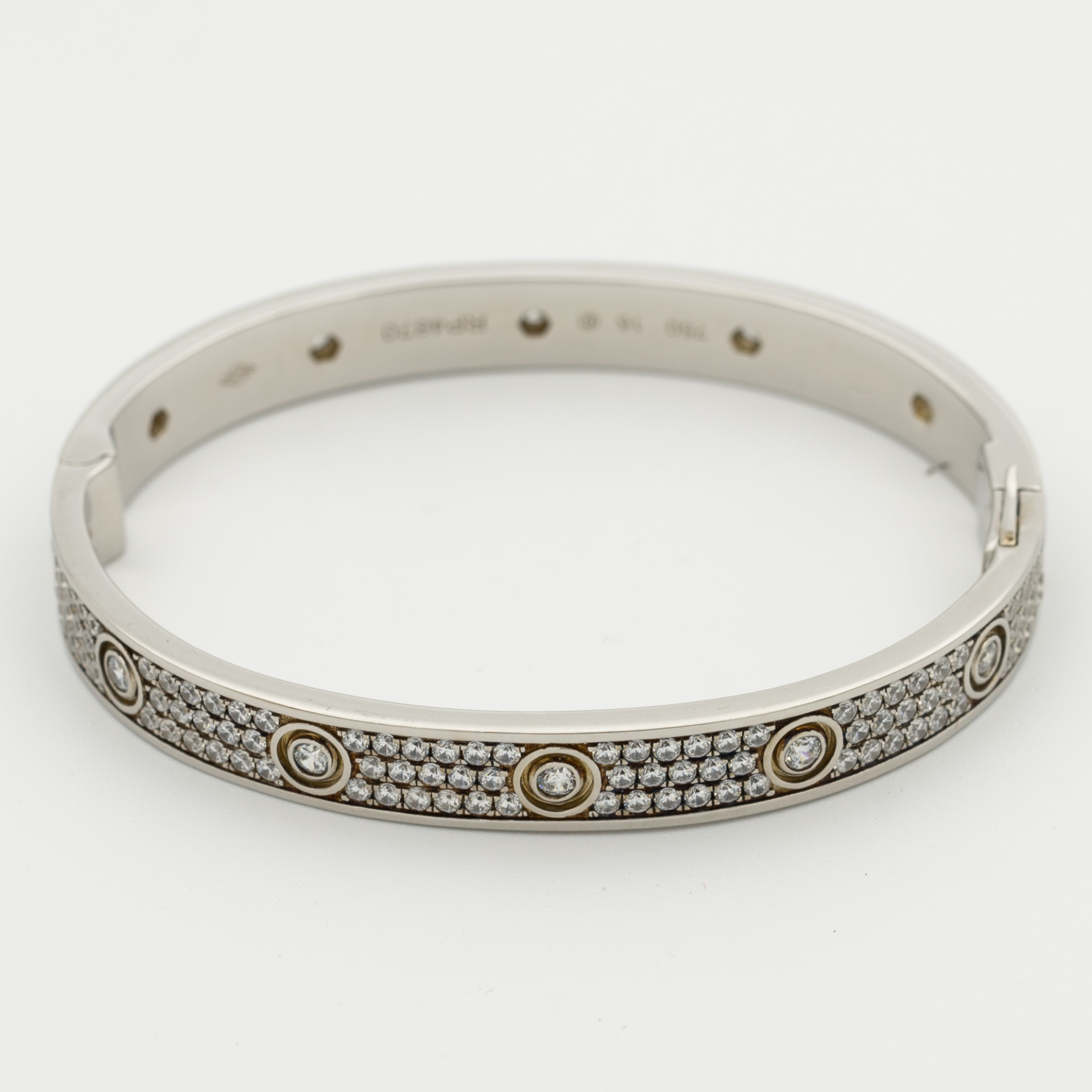 CARTIER LOVE BRACELET 6.1MM FULL DIAMOND