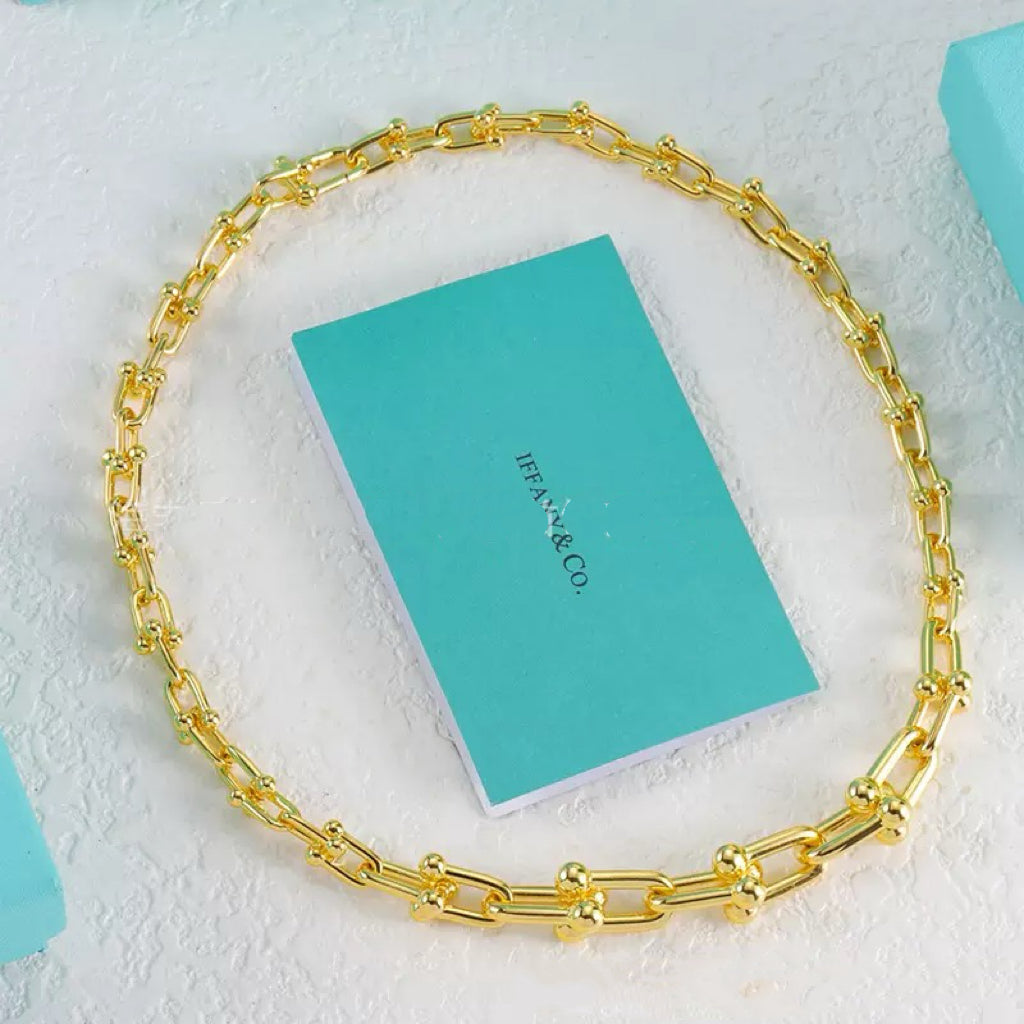 Tiffany HardWear Link Necklace Bracelet Earrings