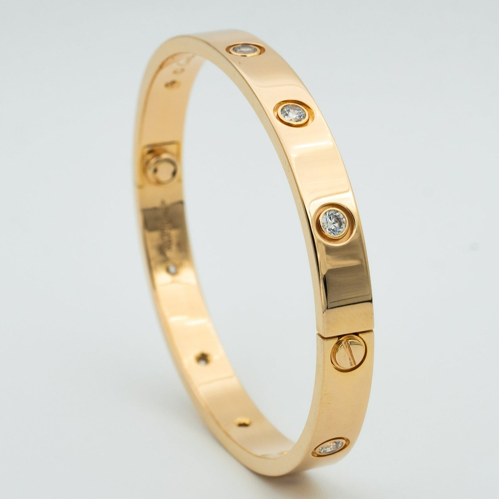 CARTIER LOVE BRACELET 6.1MM 10 DIAMONDS