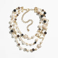 18K  Chanel 24B Long Pearls Necklace